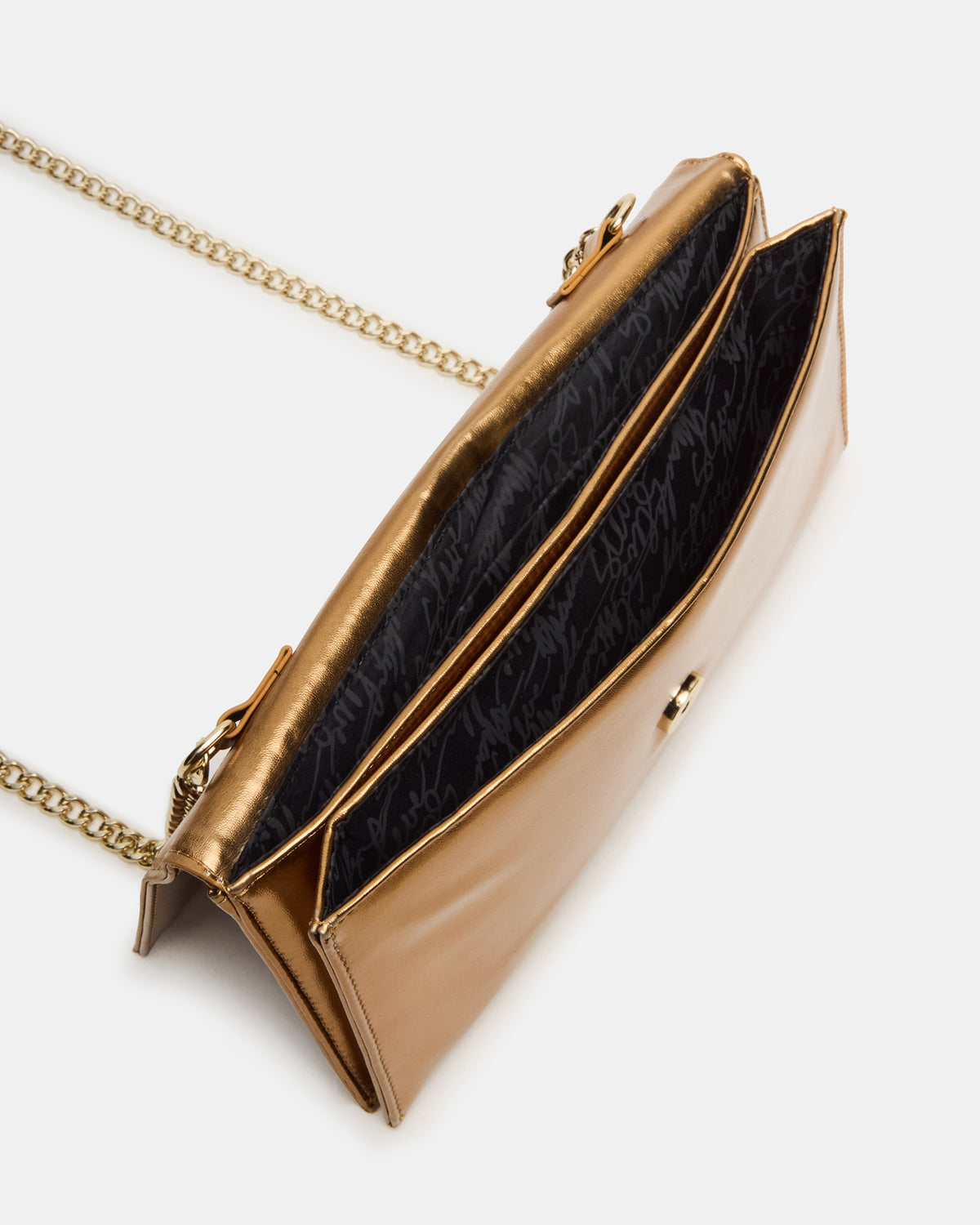 JULIANA Bag Bronze Crossbody Clutch Handbag | Steve Madden