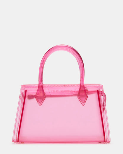 PEACH Jelly Bag Pink Mini Crossbody Top-Handle Handbag | Steve Madden