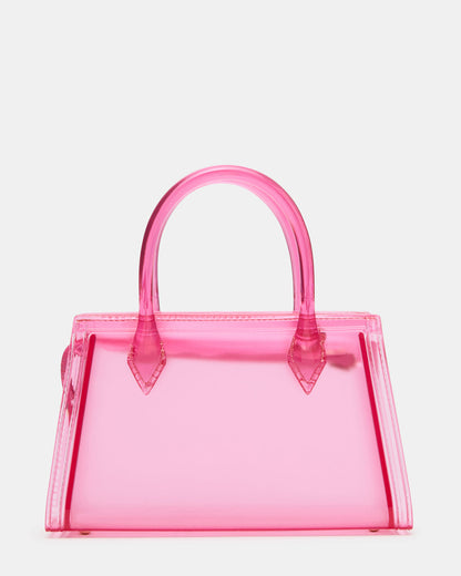 PEACH Jelly Bag Pink Mini Crossbody Top-Handle Handbag | Steve Madden