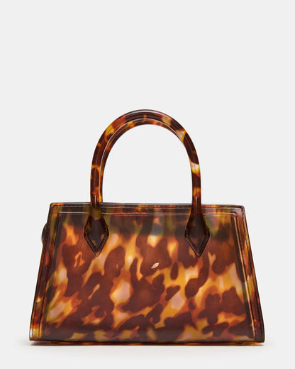 PEACH Jelly Bag Tortoise Mini Crossbody Top-Handle Handbag | Steve Madden