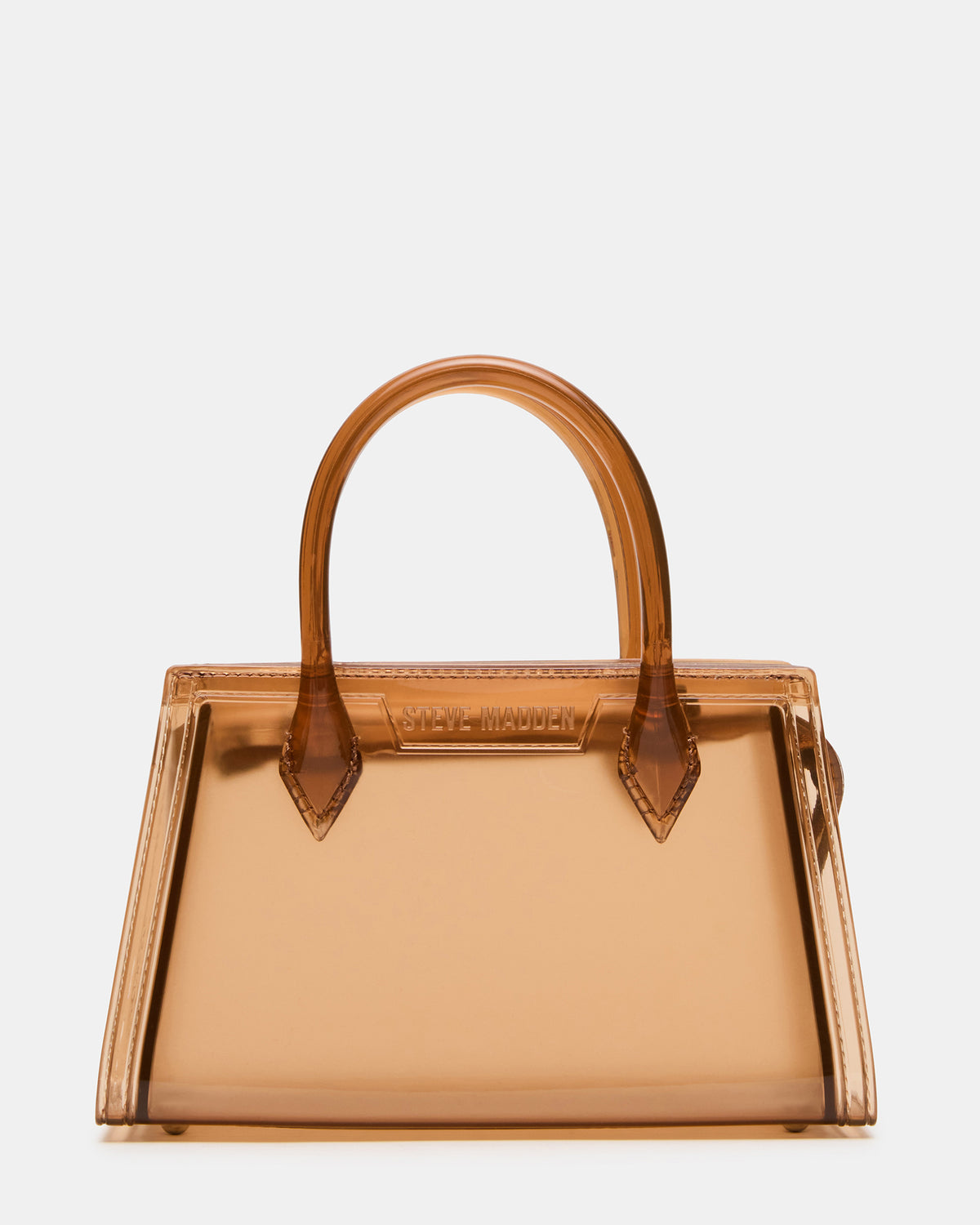 PEACH Jelly Bag Tan Mini Crossbody Top-Handle Handbag | Steve Madden