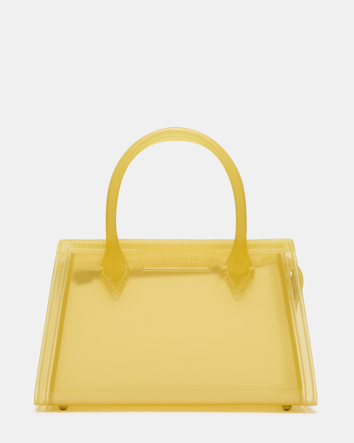 PEACH Jelly Bag Yellow Mini Crossbody Top-Handle Handbag | Steve Madden