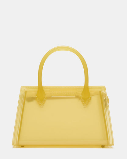 PEACH Jelly Bag Yellow Mini Crossbody Top-Handle Handbag | Steve Madden