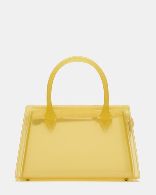 PEACH Jelly Bag Yellow Mini Crossbody Top-Handle Handbag | Steve Madden