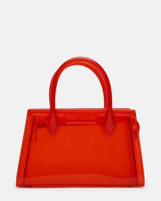 PEACH Jelly Bag Red Mini Crossbody Top-Handle Handbag | Steve Madden