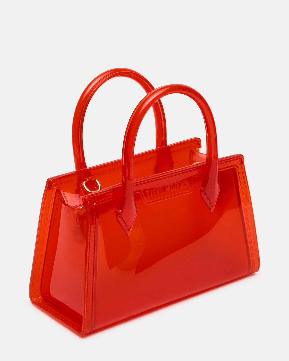 PEACH Jelly Bag Red Mini Crossbody Top-Handle Handbag | Steve Madden