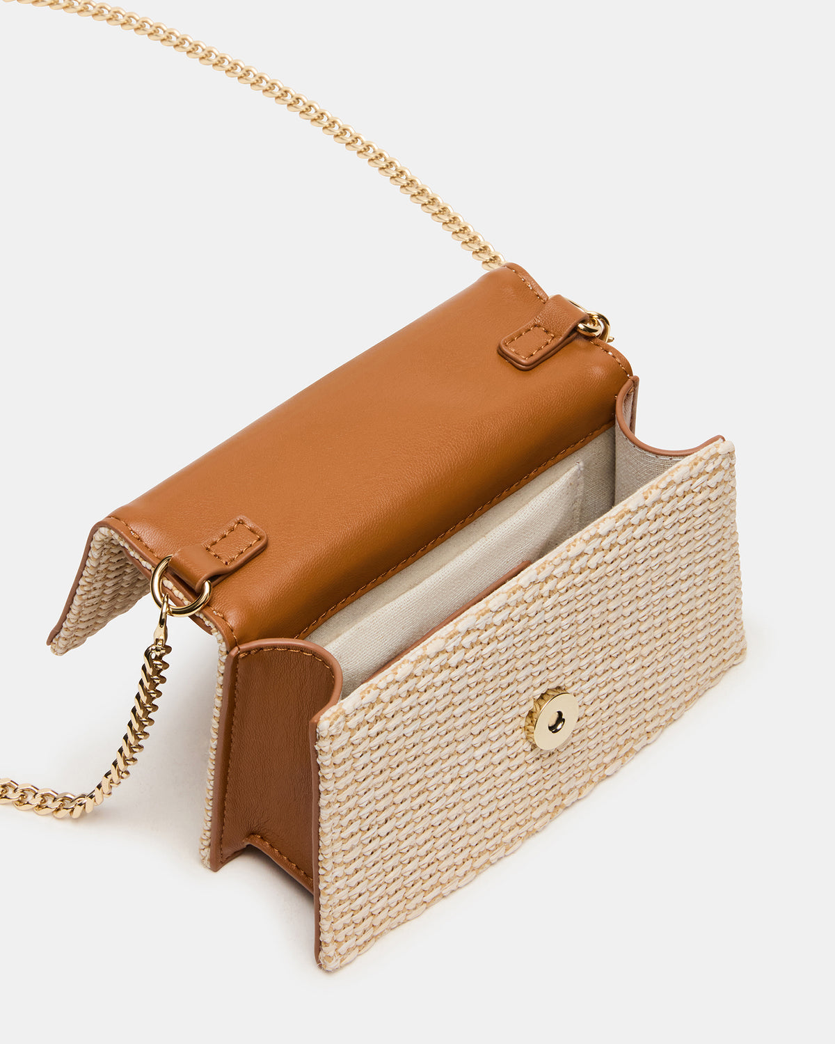 MISHELL Bag Light NaturalTop-Handle Mini Handbag | Steve Madden