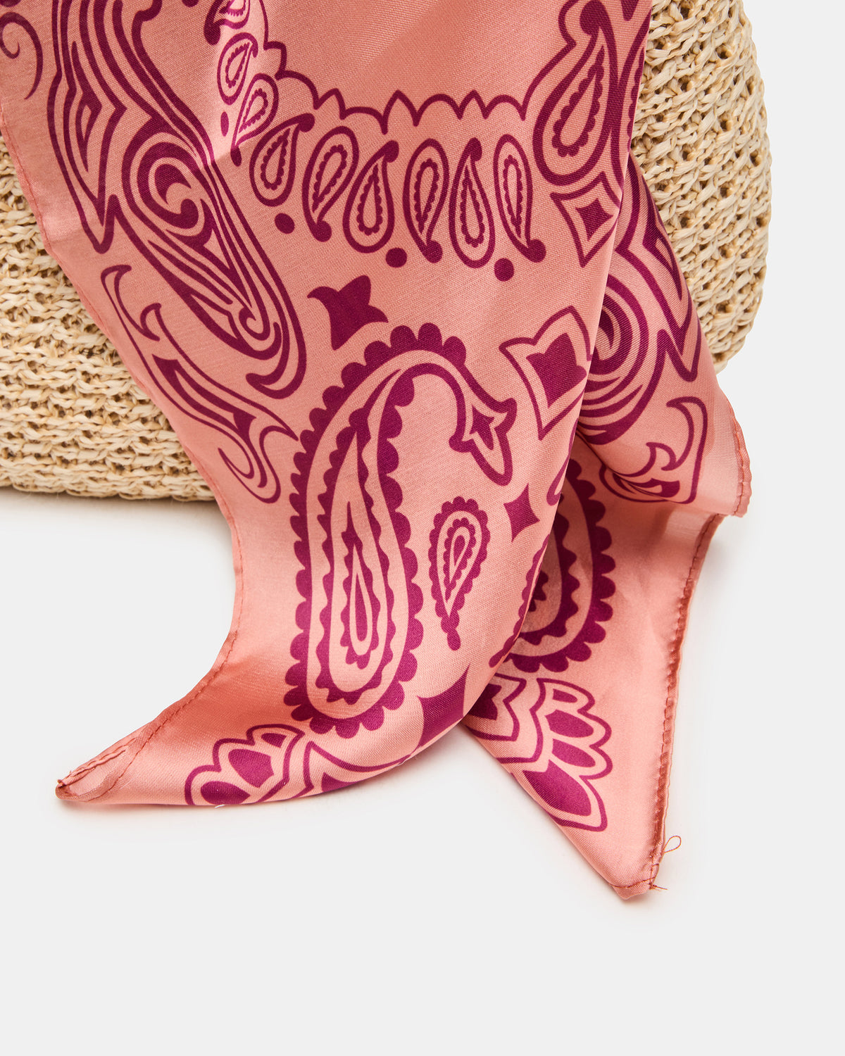DAENA Bag Natural Crescent Shaped Straw Shoulder Bag | Steve Madden