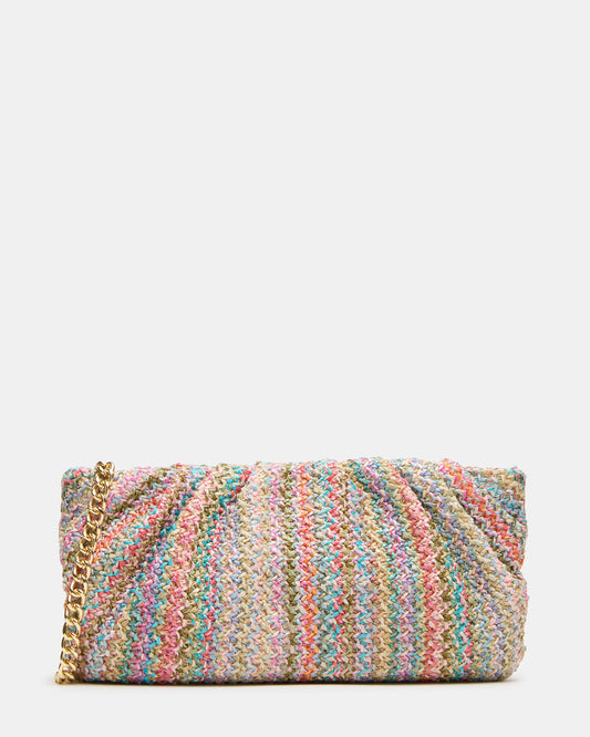 PALOMAA Bag Multi Straw Clutch Crossbody Handbag | Steve Madden