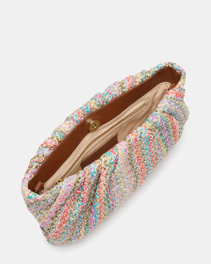 PALOMAA Bag Multi Straw Clutch Crossbody Handbag | Steve Madden