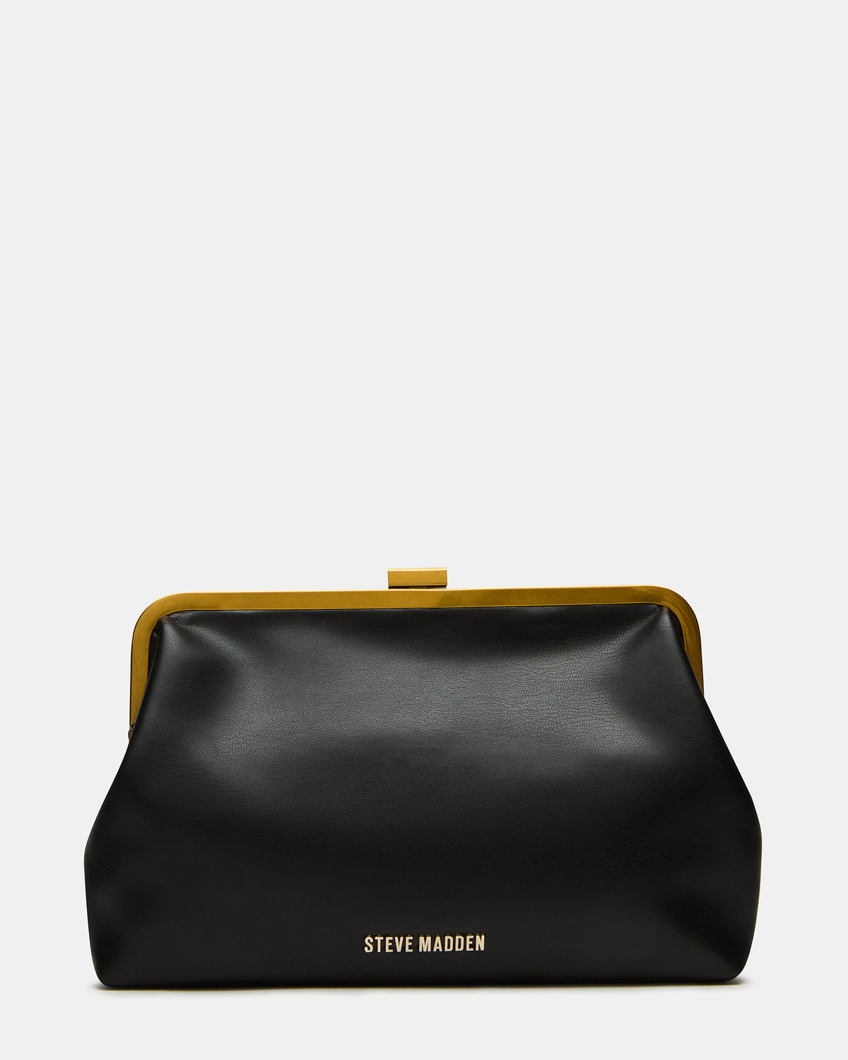 KISSES Bag Black Chain Strap Crossbody Clutch Handbag | Steve Madden