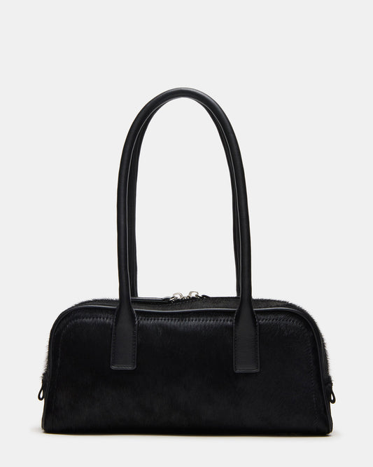 ANISE Bag Black Multi Elongated Shoulder Strap Handbag | Steve Madden