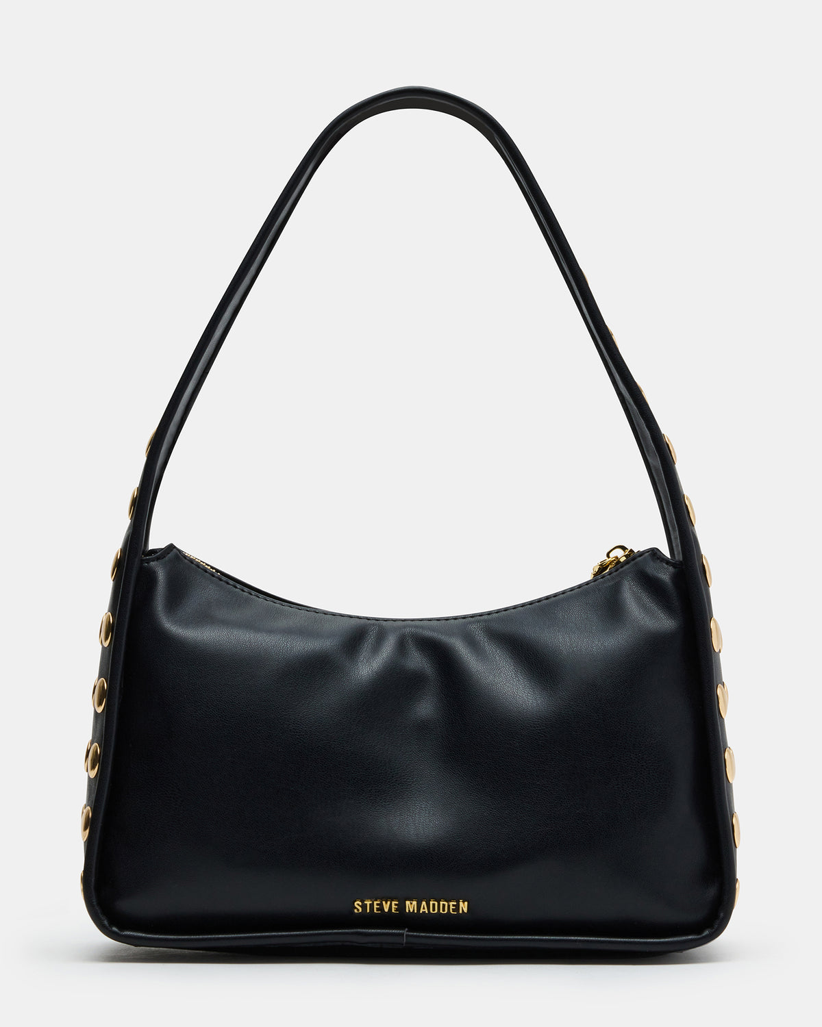CHEYANN Bag Black Hobo Dome-Studded Shoulder Strap Women's Handbag | Steve Madden
