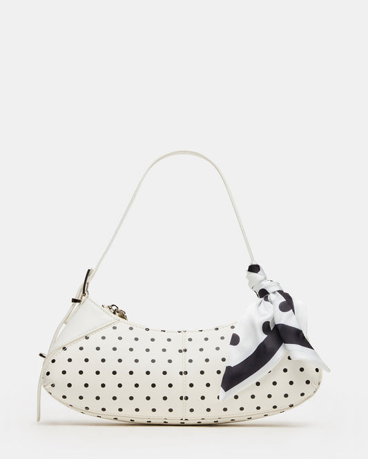 ROXEY Bag Dots Crescent-Shaped Top-Zipper Shoulder Strap Handbag | Steve Madden