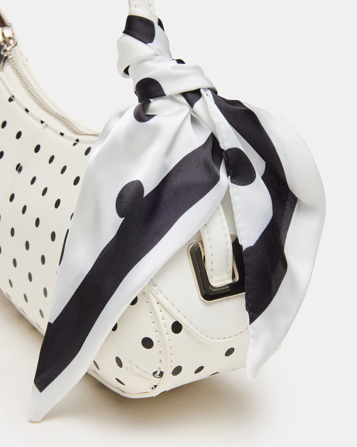 ROXEY Bag Dots Crescent-Shaped Top-Zipper Shoulder Strap Handbag | Steve Madden