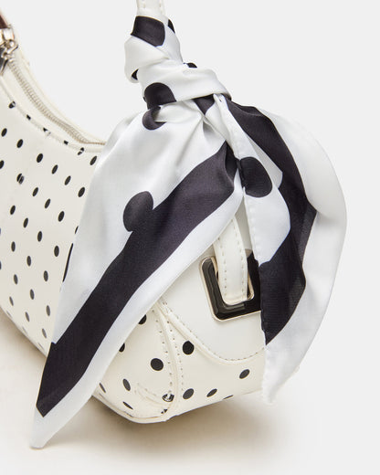 ROXEY Bag Dots Crescent-Shaped Top-Zipper Shoulder Strap Handbag | Steve Madden