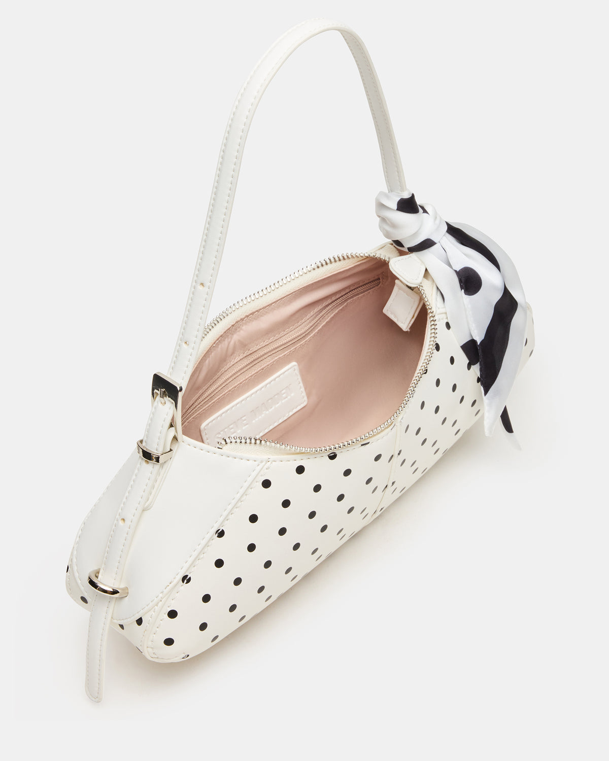 ROXEY Bag Dots Crescent-Shaped Top-Zipper Shoulder Strap Handbag | Steve Madden