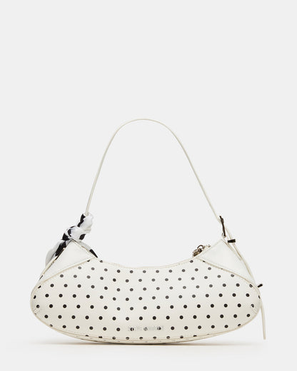 ROXEY Bag Dots Crescent-Shaped Top-Zipper Shoulder Strap Handbag | Steve Madden