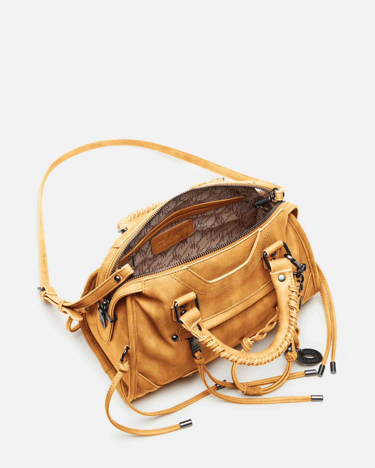 RIGGS Bag Banana Slouchy Top-Handle Crossbody Satchel Handbag | Steve Madden