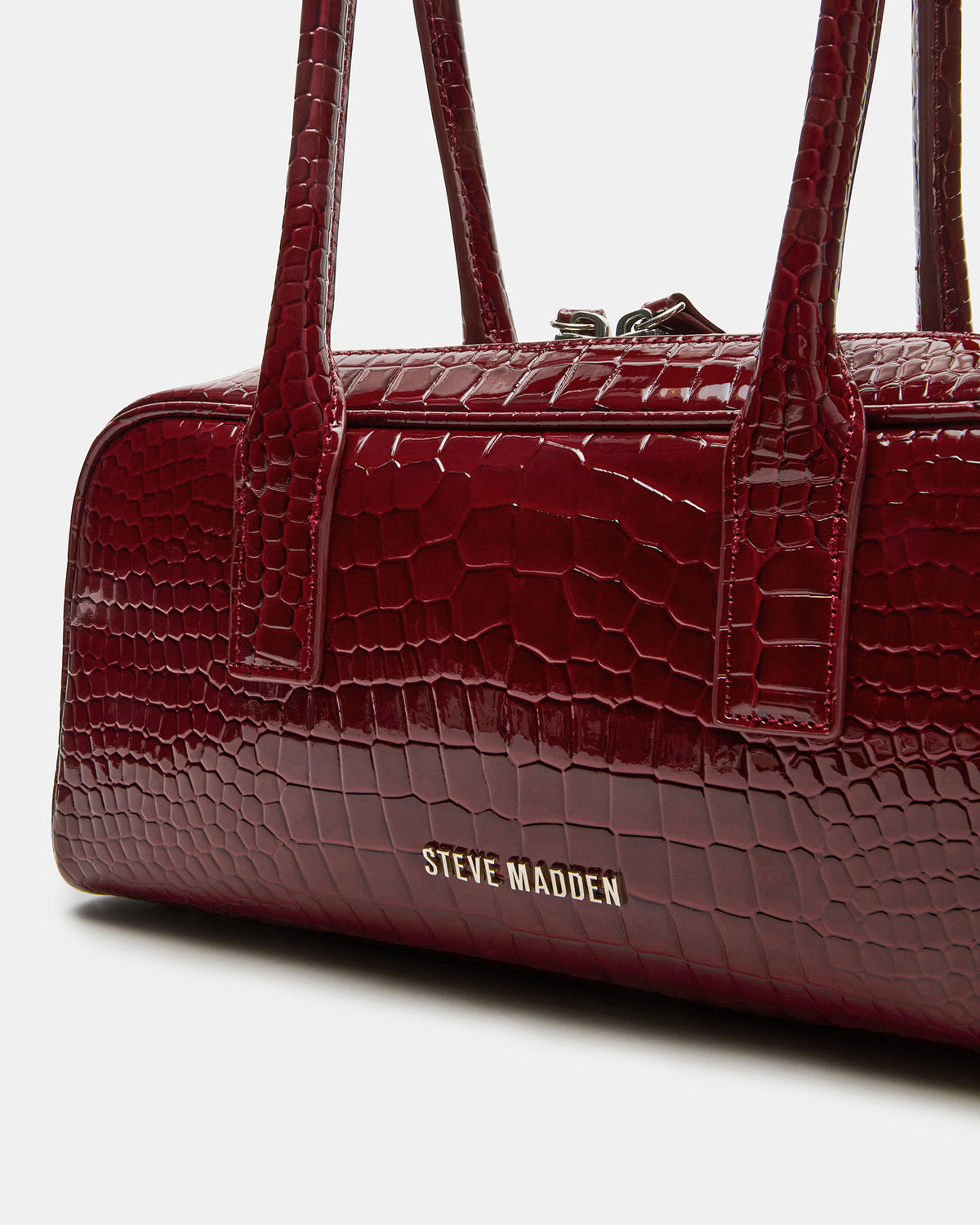 ANISE Bag Red Crocodile Elongated Shoulder Strap Handbag | Steve Madden