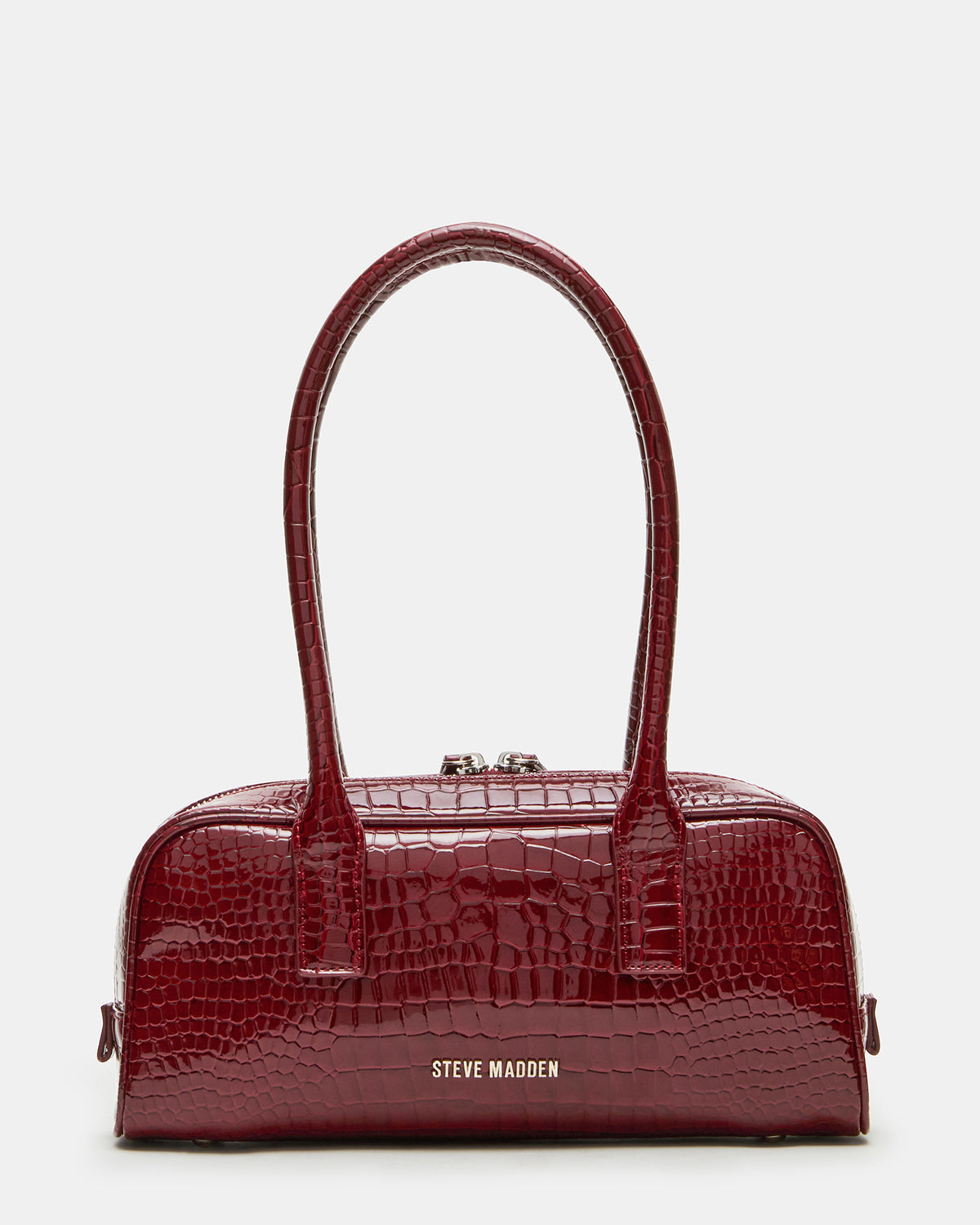 ANISE Bag Red Crocodile Elongated Shoulder Strap Handbag | Steve Madden