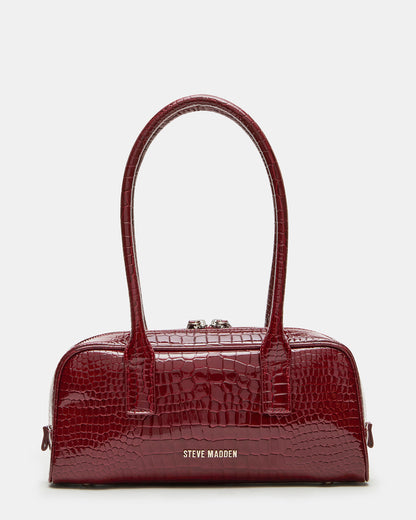 ANISE Bag Red Crocodile Elongated Shoulder Strap Handbag | Steve Madden