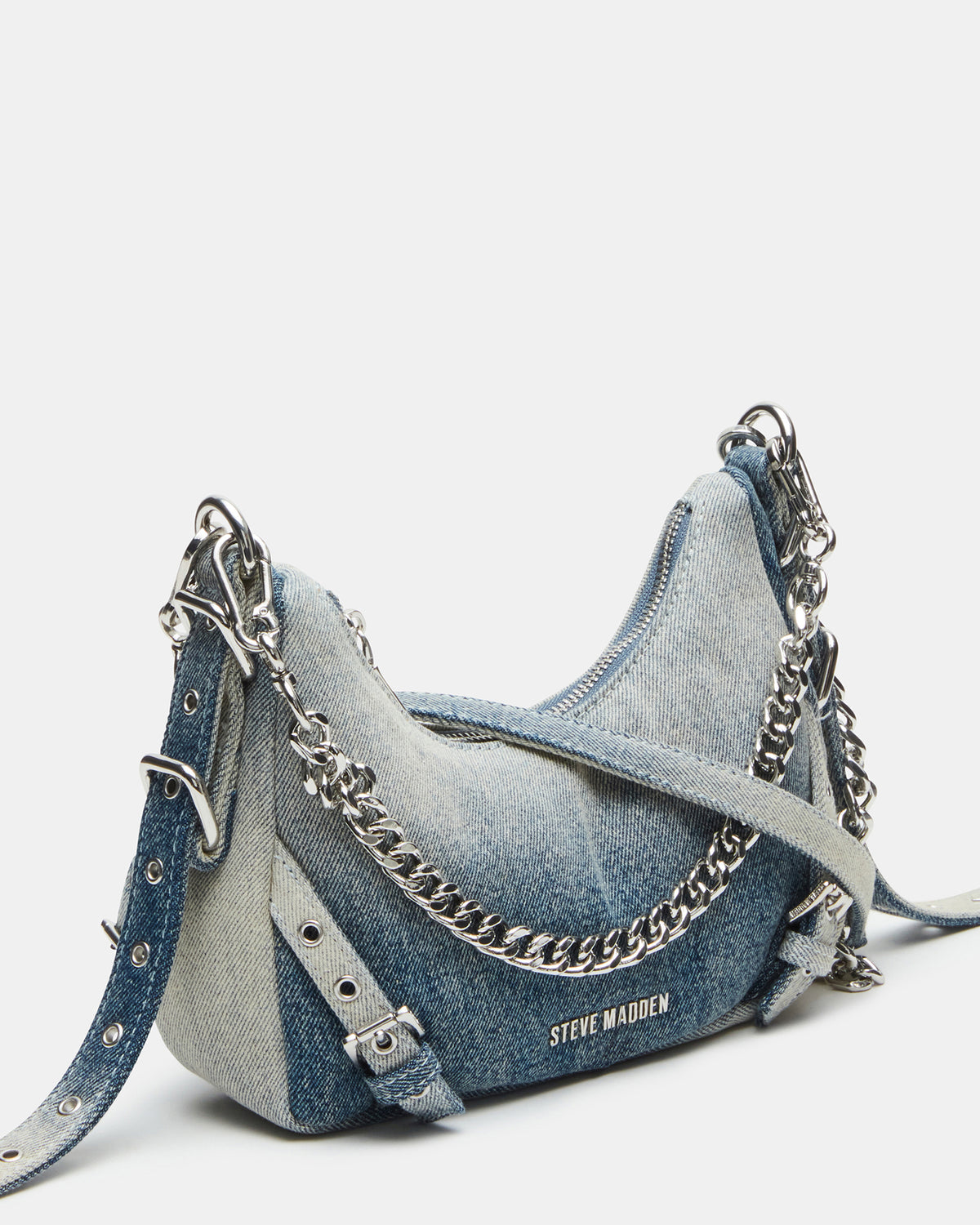 VITAL Denim Fabric Women's Shoulder Bag | Steve Madden