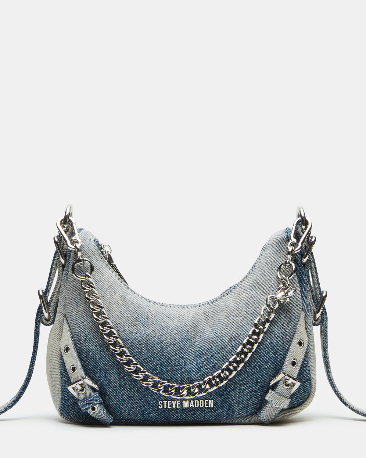 VITAL Denim Fabric Women's Shoulder Bag | Steve Madden