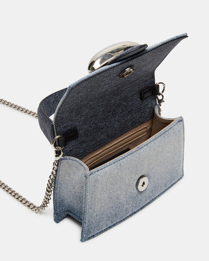 MISHELL Bag Denim Top-Handle Mini Handbag | Steve Madden