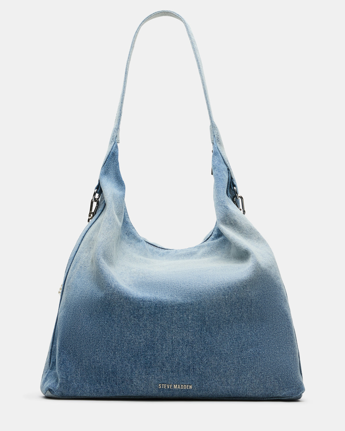 KREWE Bag Denim Slouchy Hobo Shoulder Strap Tote Handbag | Steve Madden