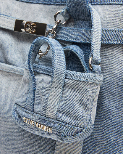 BOAT Bag Denim Shoulder Strap Denim Tote Handbag | Steve Madden
