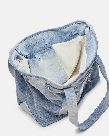BOAT Bag Denim Shoulder Strap Denim Tote Handbag | Steve Madden