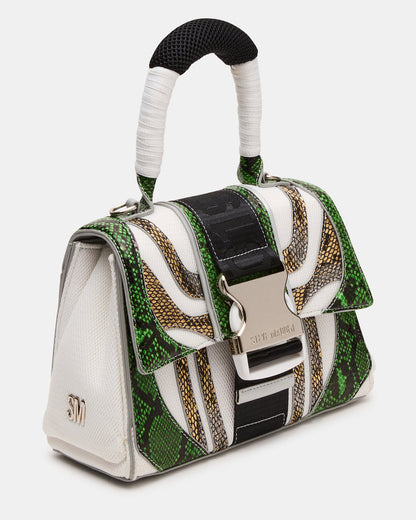 DIEGO Bag Green Metallic Crossbody Strap Women's Handbag | Steve Madden