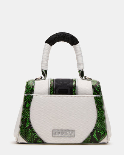 DIEGO Bag Green Metallic Crossbody Strap Women's Handbag | Steve Madden