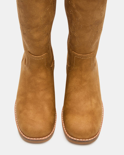 Kids' RIGGS Tan Knee-High Girl's Boot | Steve Madden