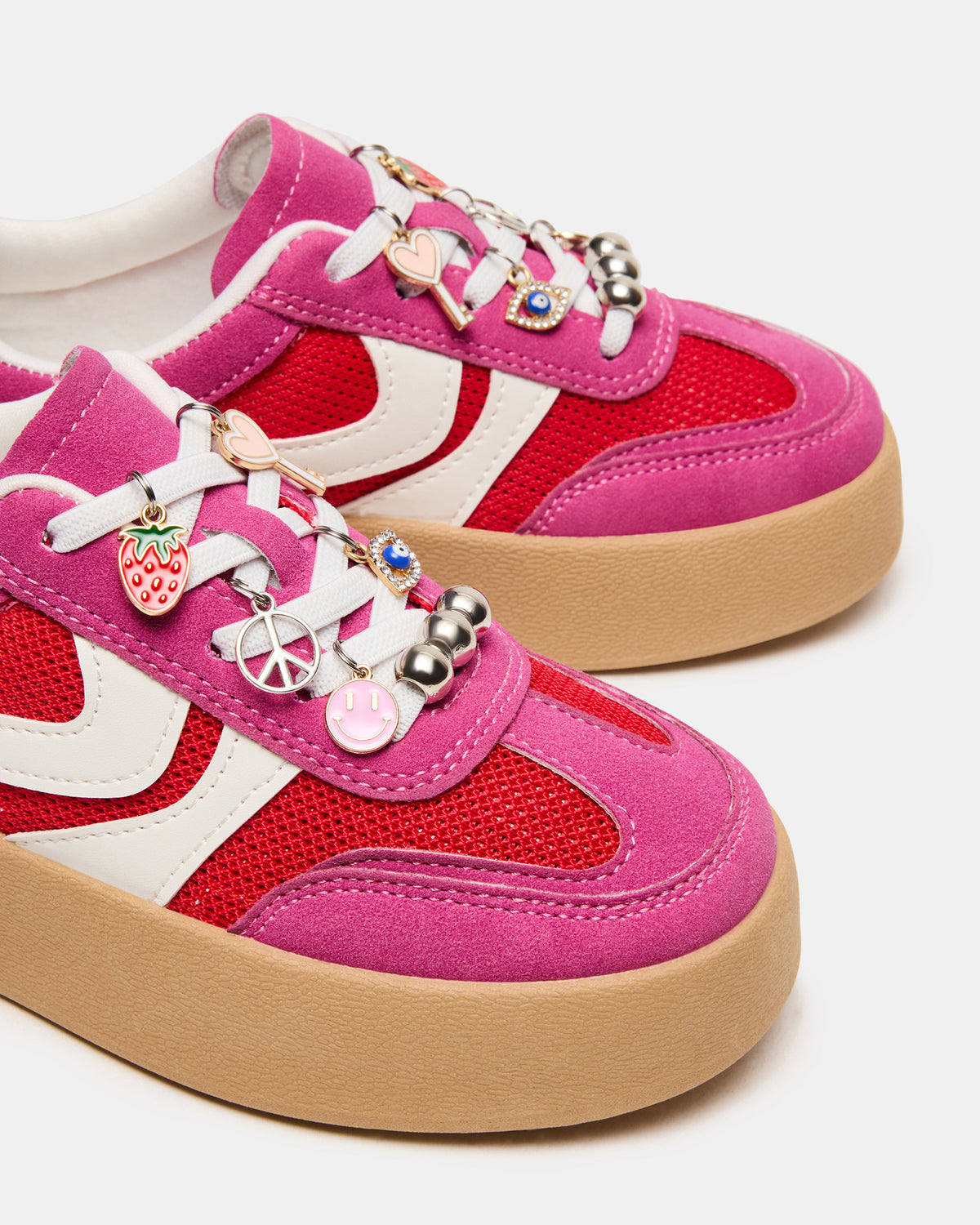 Kids' JERSEY Pink Girls' Low-Top Platform Sneaker | Steve Madden