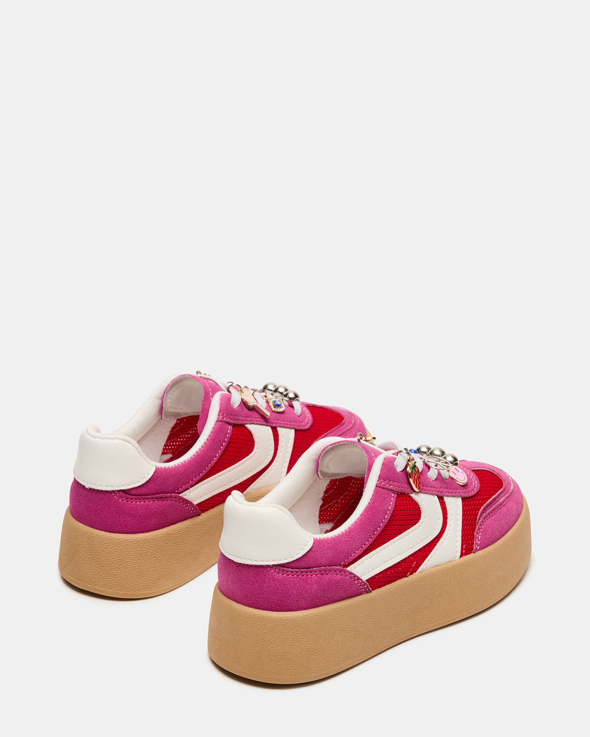 Kids' JERSEY Pink Girls' Low-Top Platform Sneaker | Steve Madden