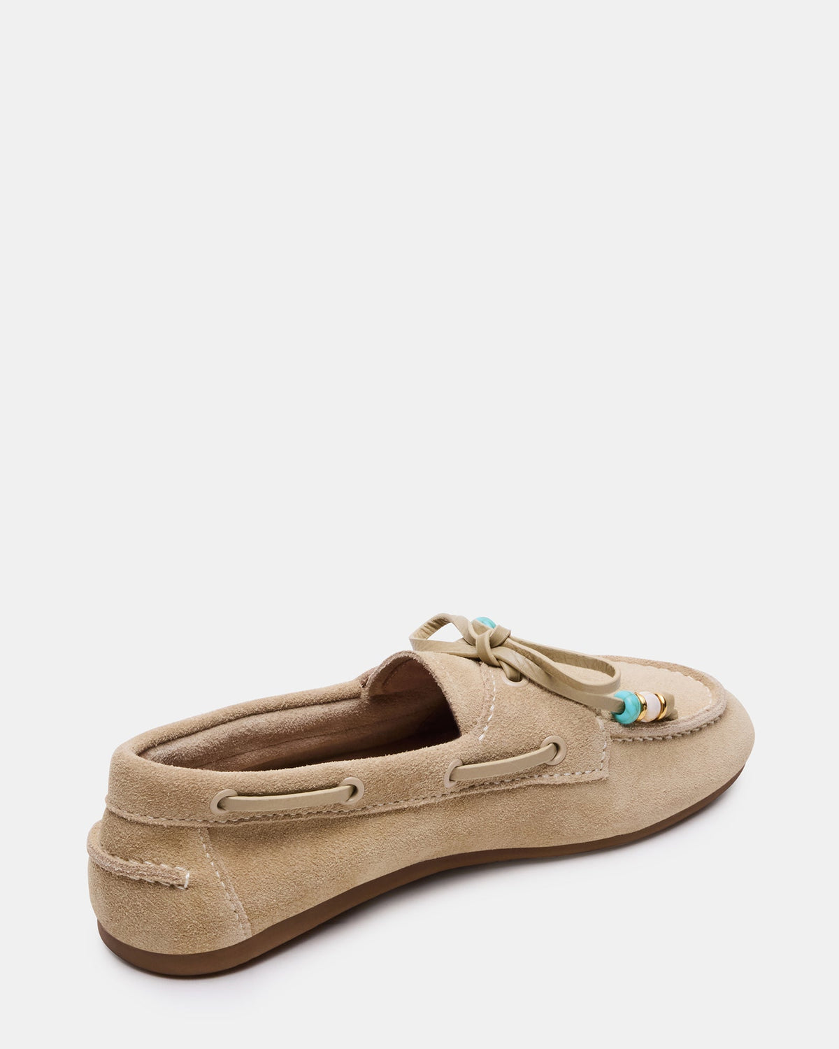 SAG Beads Sand Suede Women's Boat Shoe | Steve Madden
