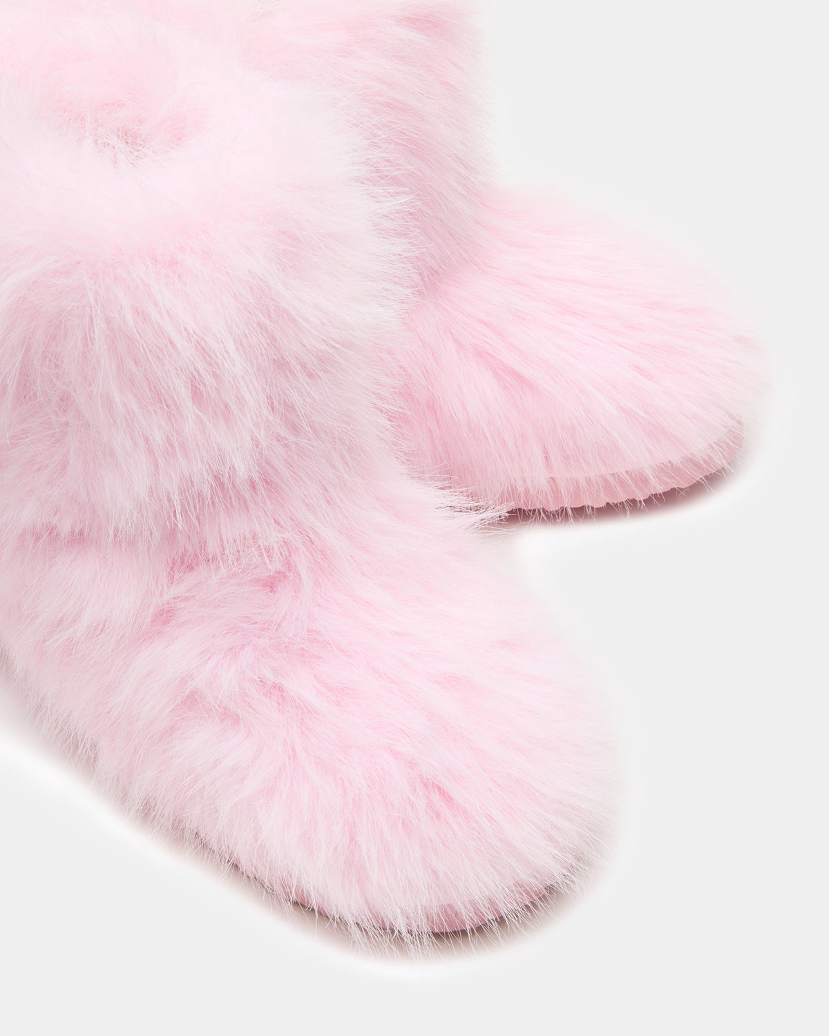 Kids' BEASTIE Pink Faux Fur Girls' Ankle Boot | Steve Madden