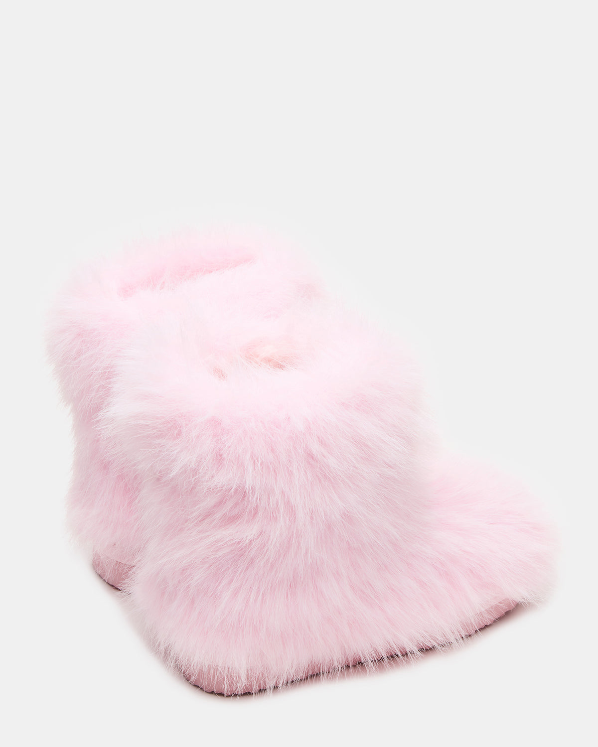 Kids' BEASTIE Pink Faux Fur Girls' Ankle Boot | Steve Madden