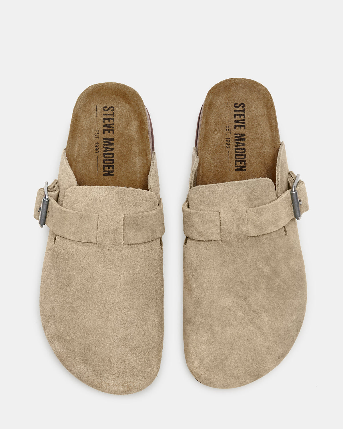 WILDERR Taupe Suede Slip-On Men's Casual Clog | Steve Madden