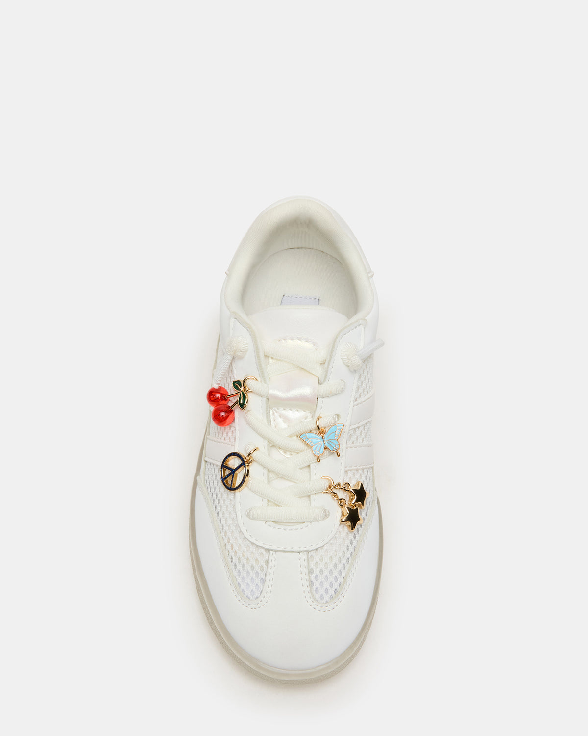 Kids' VERDICT White Multi Low-Top Lace-Up Girls' Sneaker | Steve Madden