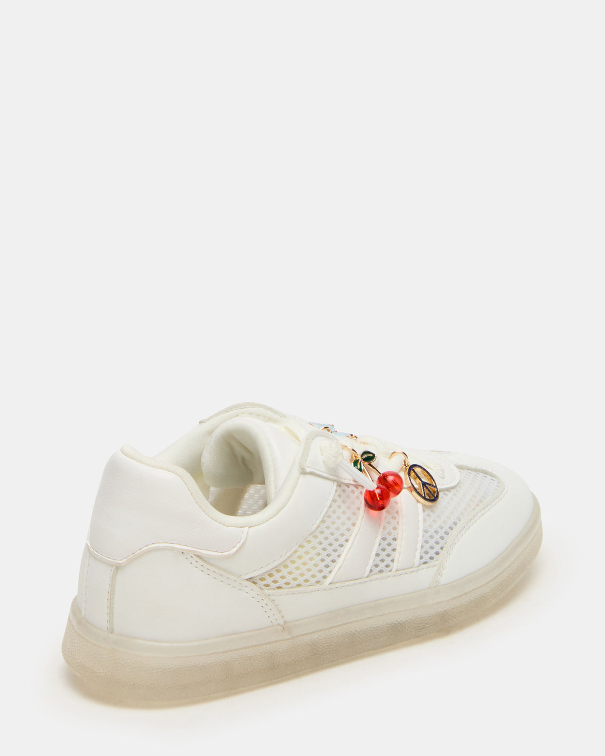 Kids' VERDICT White Multi Low-Top Lace-Up Girls' Sneaker | Steve Madden