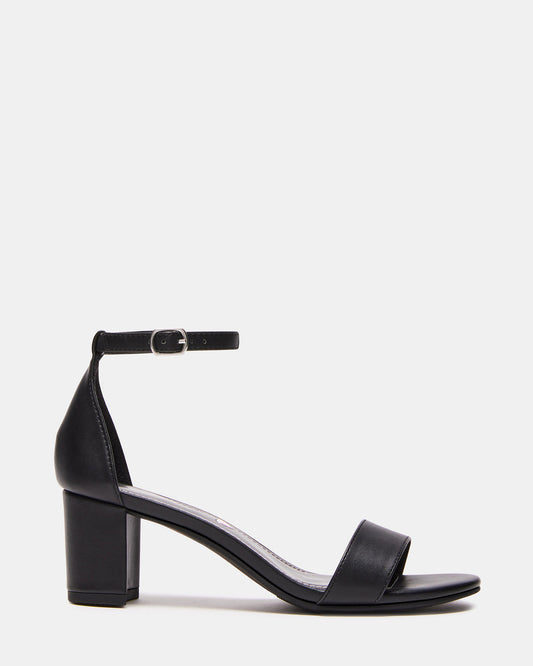 Kids' CARRSON Black Smooth Girls' Dress Heel | Steve Madden