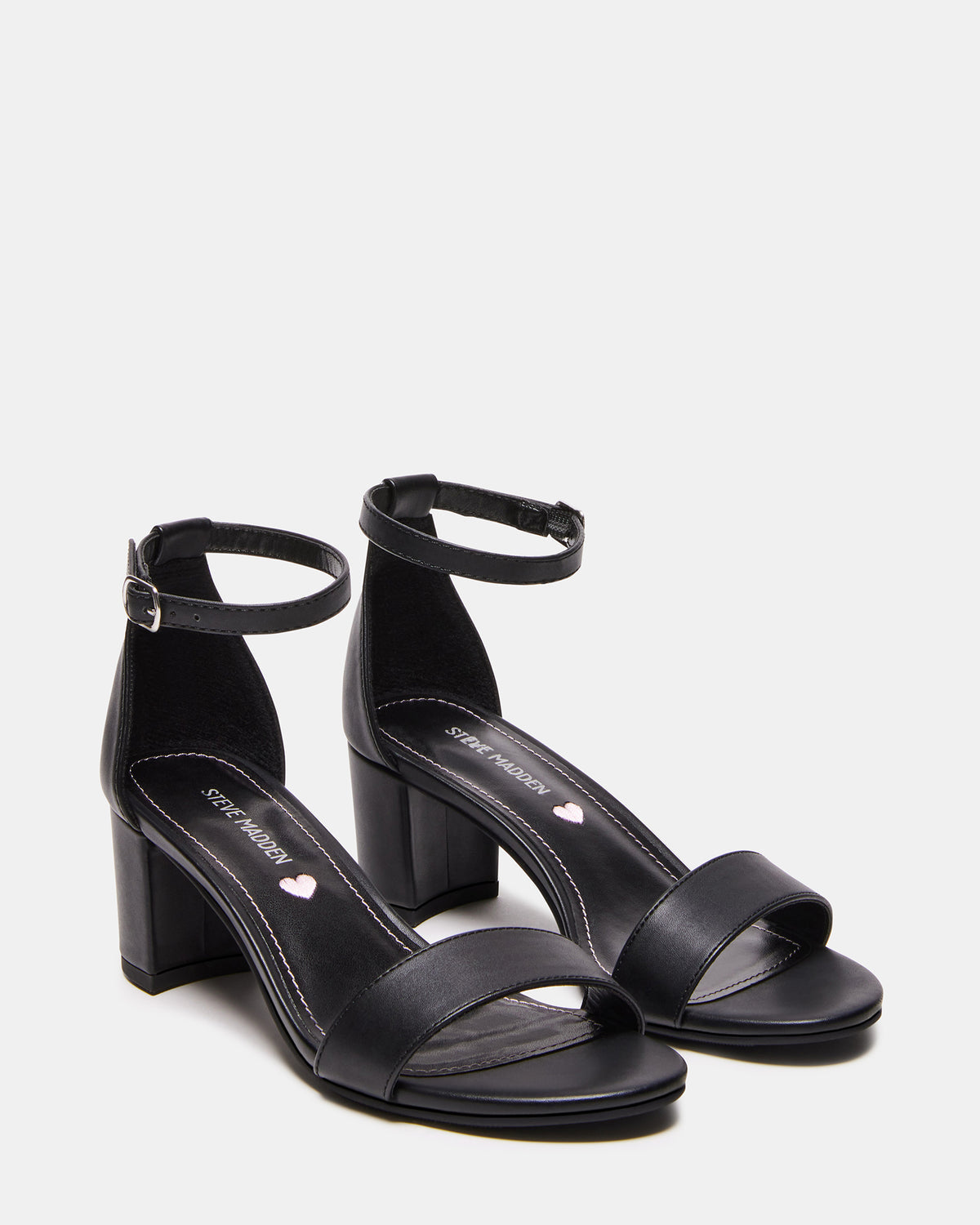 Kids' CARRSON Black Smooth Girls' Dress Heel | Steve Madden