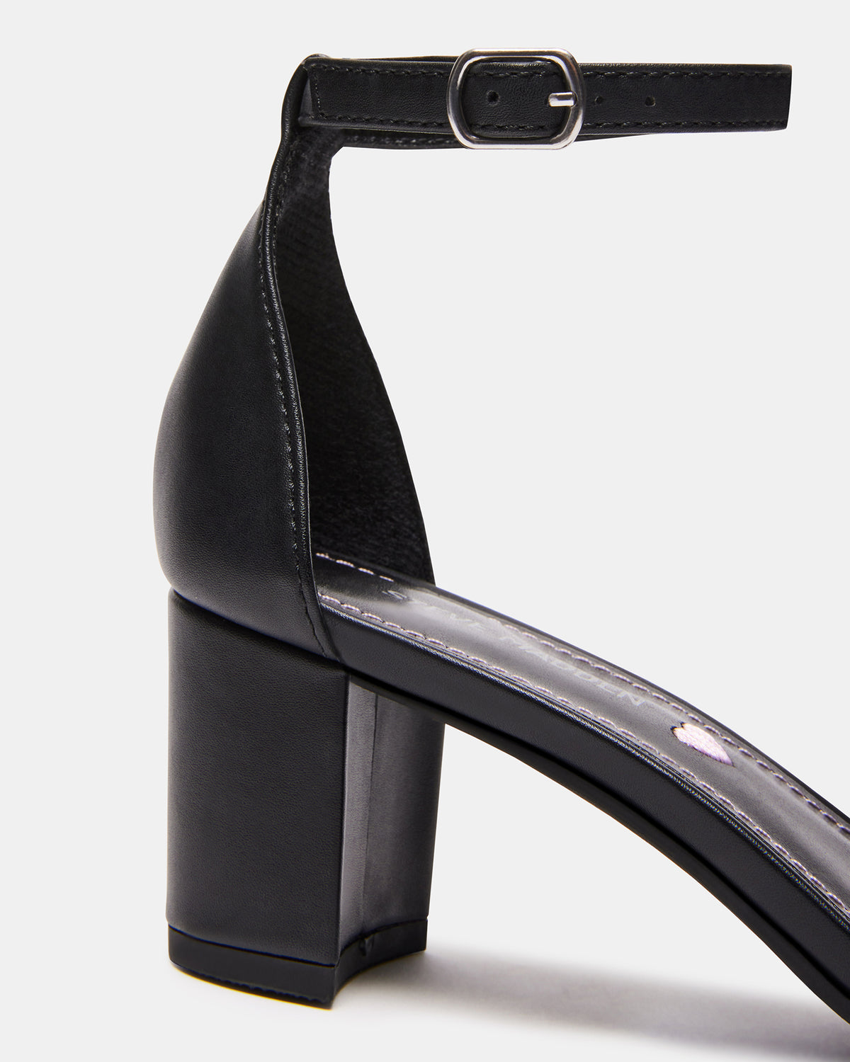 Kids' CARRSON Black Smooth Girls' Dress Heel | Steve Madden