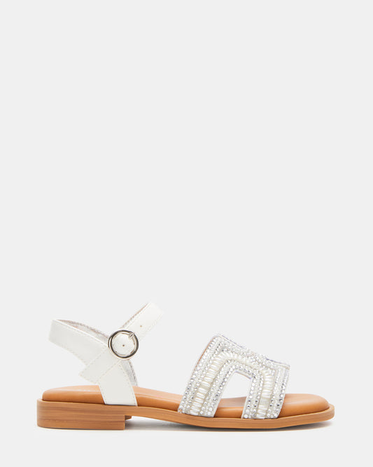 Kids' HAYDLYN Ivory Girls' Sandals | Steve Madden
