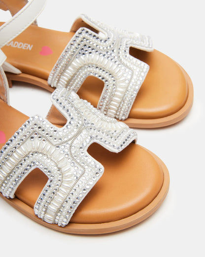 Kids' HAYDLYN Ivory Girls' Sandals | Steve Madden