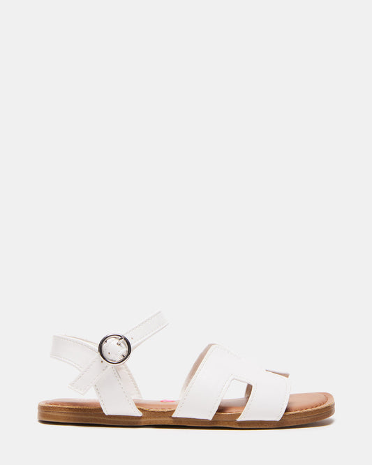 Kids' HAYDIN White Girls' Sandals | Steve Madden