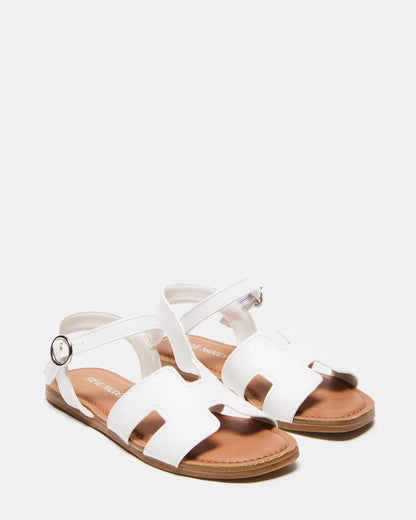 Kids' HAYDIN White Girls' Sandals | Steve Madden